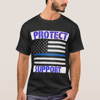 T-shirt Indicateur de soutien de la police
