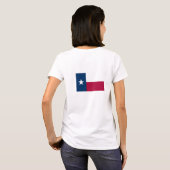 T-shirt Indicateur d'état du Texas (Dos entier)