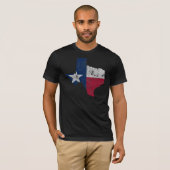 T-shirt Indicateur d'état vintage du Texas (Devant entier)