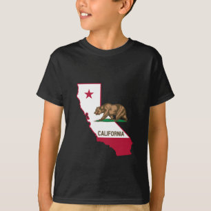 T-shirt Indicateur et drapeau de Californie