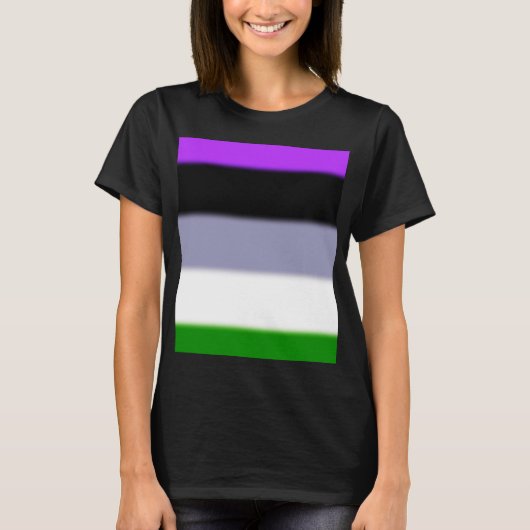 T-shirt Indicateur Falln Genderqueer Pride (Devant)