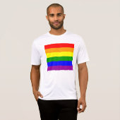 T-shirt Indicateur gay pride (Devant entier)