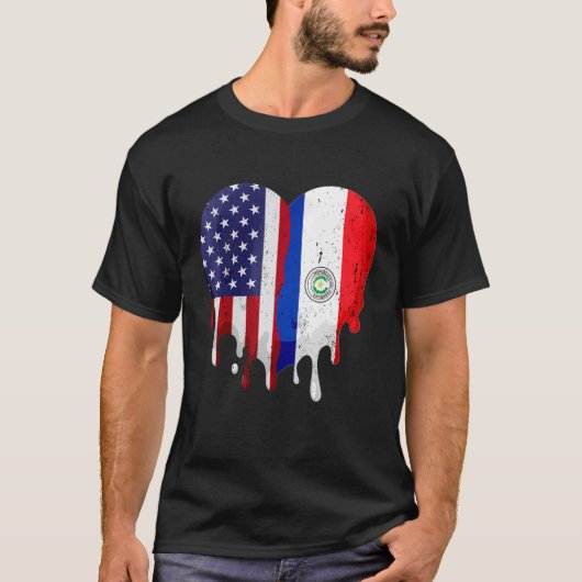 T-shirt Indicateur H du Mois du patrimoine hispanique amér (Devant)