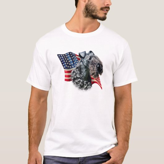 T-shirt Indicateur Kerry Blue Terrier (Devant)