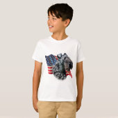 T-shirt Indicateur Kerry Blue Terrier (Devant entier)