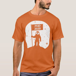 T-shirt Indicateur Lune PHD 2020 Citations de fin d'études