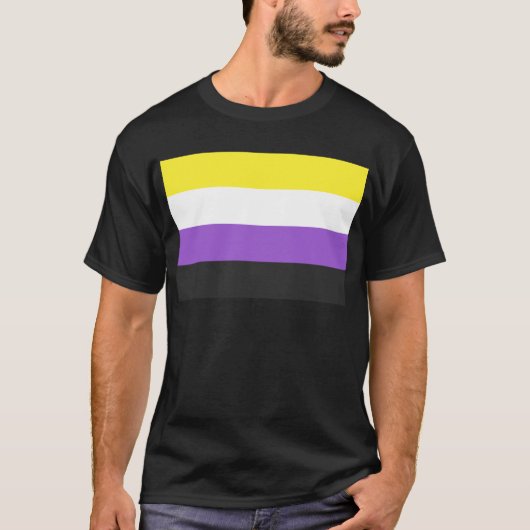 T-shirt Indicateur non binaire (Devant)