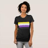 T-shirt Indicateur non binaire (Devant entier)