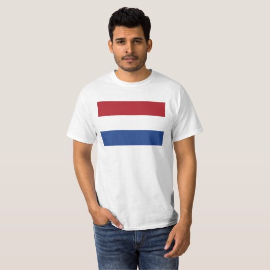 T-shirt Indicateur Pays-Bas (Devant entier)