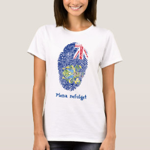 T-shirt Indicateur Pitcairn Empreinte "Plena refulget"