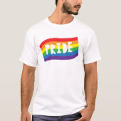 T-shirt Indicateur Rainbow de Pride (Devant)