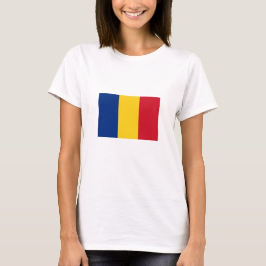 T-shirt Indicateur Roumanie (Devant)