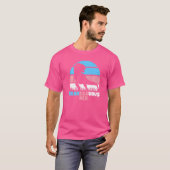 T-shirt Indicateur Transgenre Transsaurus Rex Pour La Fier (Devant entier)