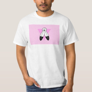 T-shirt Indicateur triangle rose à deux esprits