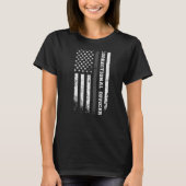T-shirt Indicateur Us Agent Correctionnel Fiers Correction (Devant)
