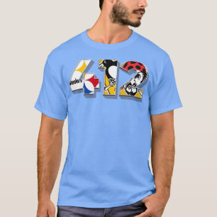 T-shirt Indicatif régional 412 Équipes sportives pour Pitt