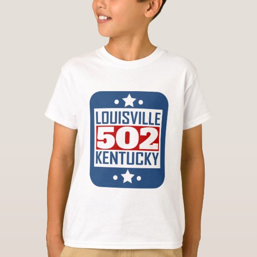 T-shirt Indicatif régional de 502 Louisville KY (Devant)