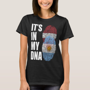 T-shirt Indice Du Patrimoine De L'ADN De L'Argentine Et De
