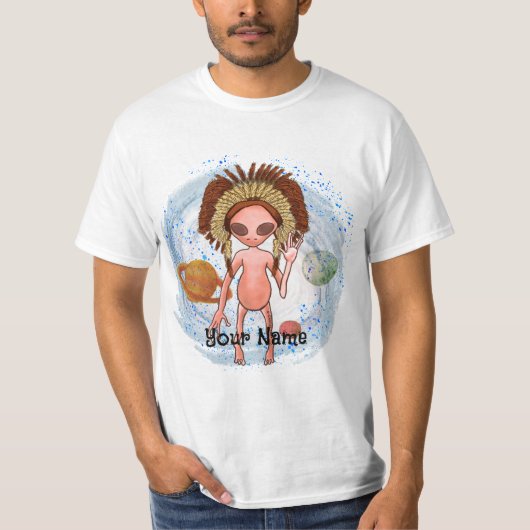 T-shirt Indien Alien (Devant)