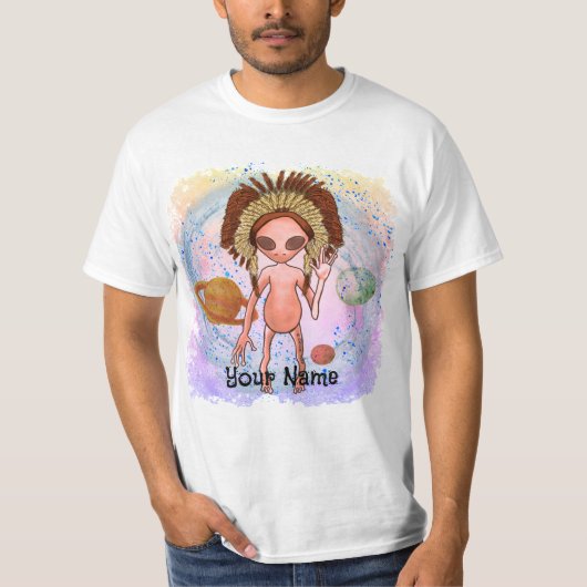 T-shirt Indien Alien (Devant)