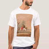 T-shirt Indien arrosant leurs bâtis (1068A) (Devant)