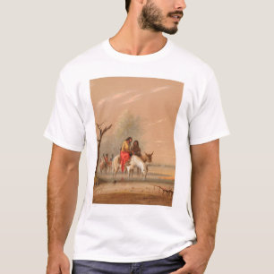 T-shirt Indien arrosant leurs bâtis (1068A)
