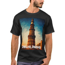 T-shirt indien coloré