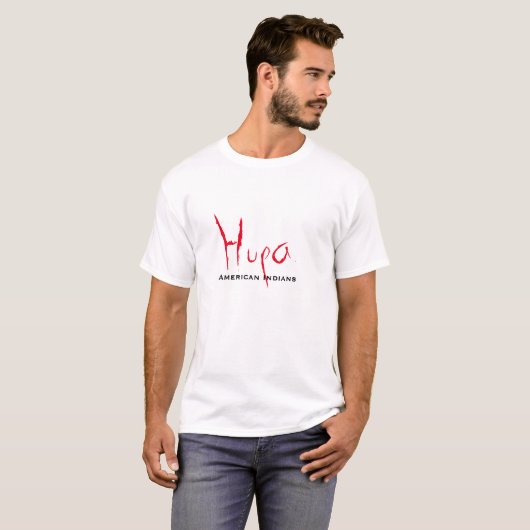 T-shirt Indien d'Amérique Hupa (Devant entier)