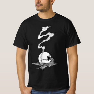 T-shirt Indien dans sa solitude par NC Wyeth Western Vinta