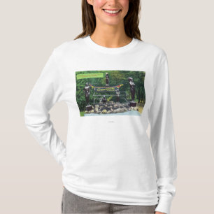 T-shirt Indien de canyon de Capilano souhaitant la vue