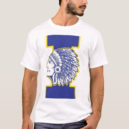T-shirt indien irondequoit (Devant)