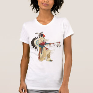 T-shirt Indien rouge