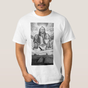 T-shirt Indiens chefs Amérindiens Modèles Mens