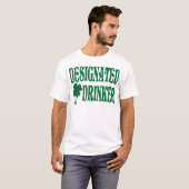 T-shirt indiqué de buveur (Devant entier)