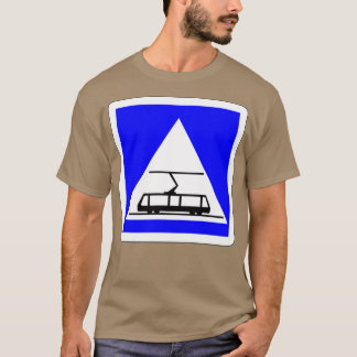 T-shirt Indique un passage à niveau