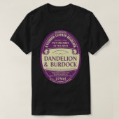 T-shirt indispensable Burdock Dandelion &amp; (Design devant)