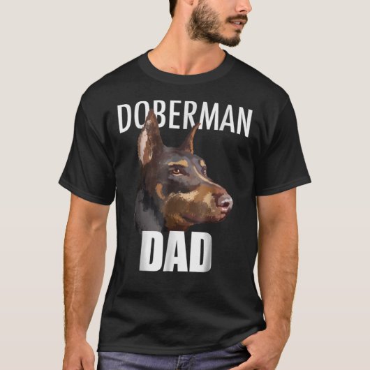 T-shirt indispensable Doberman Dad (Devant)