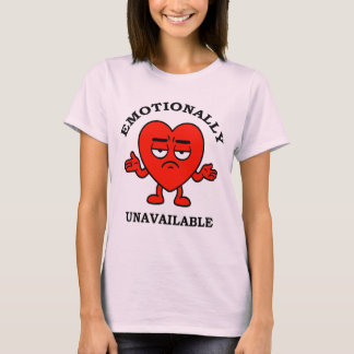 T-shirt Indisponible Émotionnellement – Cœur de Dessin Ani