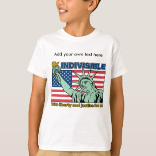 T-shirt Indivisible : Avec la liberté et la justice pour t