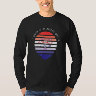 T-shirt Indivisible Avec Liberté Et Justice Pour Tous