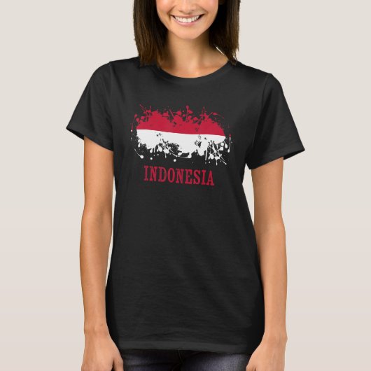 T-shirt Indonesian enthusiasts for Indonesia and Indonesia (Devant)