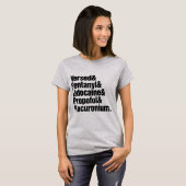 T-shirt Induction (Devant entier)