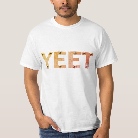 T-shirt Industrial Grey YEET Typography (Devant)