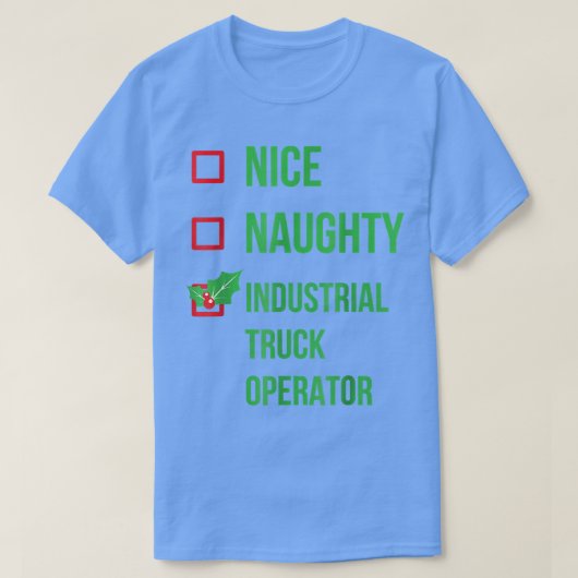 T-shirt Industrial Truck Operator Funny Pajama  (Design devant)