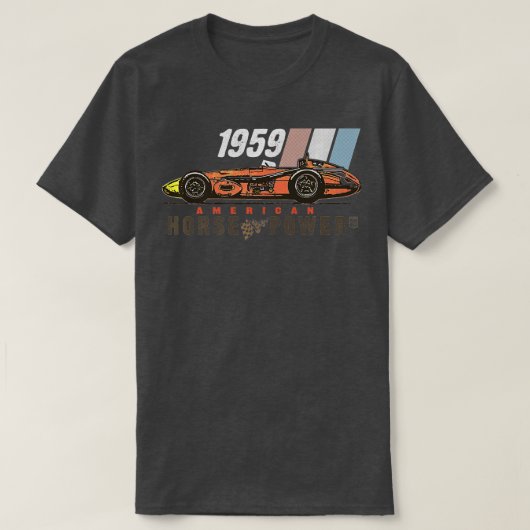 T-shirt Indy Racing Vintage Heritage (Design devant)