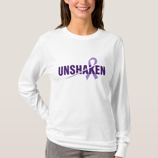 T-shirt INÉBRANLABLE – Conception de la Journée violette d (Devant)