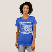 T-shirt Ineptocratie (Devant entier)