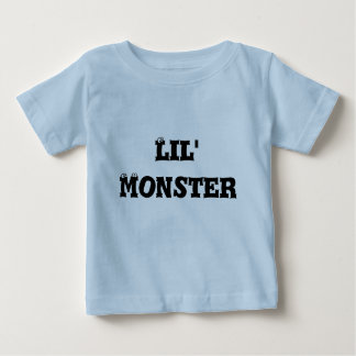 T-shirt infantile, bleu-clair, monstre de Lil