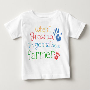 T-shirt infantile de bébé d'agriculteur (avenir)