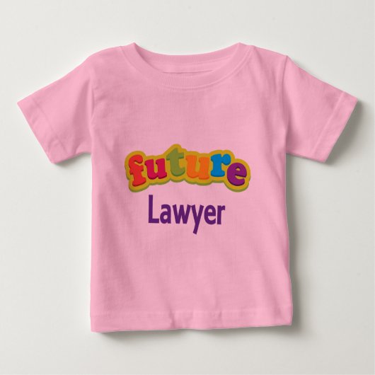 T-shirt infantile de bébé d'avocat (avenir) (Devant)